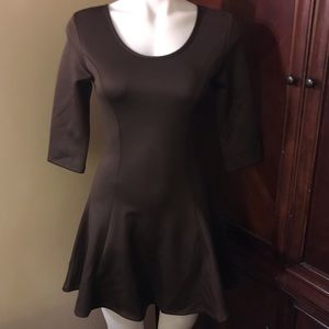 🆕 Urim Brown Long Sleeves Dress-Small